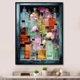 thumbnail image 1 of Designart "Elixir of Beauty Toiletries in Art I" Fashion Floater Framed Canvas Print, 1 of 7