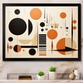 thumbnail image 1 of Designart "Ellipse Geometric Frequency Echoing Elegance IV" Abstract Framed Wall Art Decor - Modern Yellow Abstract Geometric Bedroom Framed Canvas Wall Art, 1 of 6