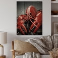 thumbnail image 1 of Designart "Elusive Crayfish Portrait" Animals Print on Natural Pine Wood, 1 of 5