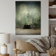 thumbnail image 1 of Designart "Embracing Empty Space: Beige And Green Minimalism" Minimalism Canvas Art Print, 1 of 7