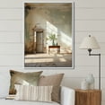 thumbnail image 1 of Designart "Embracing Empty Space: Beige Minimalism" Minimalism Floater Framed Canvas Prints, 1 of 5