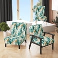 thumbnail image 1 of Designart "Emerald Rhapsody" Teal Abstract Upholstered Accent Chair - Modern Arm Chair For Bedroom, 1 of 5