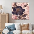 thumbnail image 1 of Designart "Emotions of Peonies in Blue and Pink" Floral Peony Metal Wall Art, 1 of 5