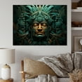 thumbnail image 1 of Designart "Enchanted Mayan Mask I" Mexican Art Wall Art Prints, 1 of 7