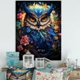 thumbnail image 1 of Designart "Enchanted Owl'S Fantasia II" Animals Owl Canvas Art Print, 1 of 7