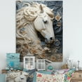 thumbnail image 1 of Designart "Enchanted Unicorn With Magical Hair" Unicorns Wall Art Prints, 1 of 7