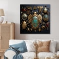 thumbnail image 1 of Designart "Enchanting Beetle II" Animals Wall Art - Modern Green Insects & Bugs Hallway Wall Art Decor, 1 of 6