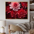 thumbnail image 1 of Designart "Enchanting Black Mums" Floral Floater Framed Canvas Print, 1 of 7