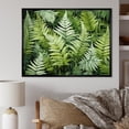 thumbnail image 1 of Designart "Enchantment with Ferns II" Floral Floater Framed Wall Art Living Room, 1 of 7