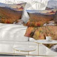 thumbnail image 1 of Designart Endless Forests in Fall Panorama - Landscape Printed Throw Pillow - 12x20, 1 of 1