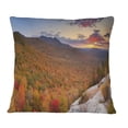 thumbnail image 1 of Designart Endless Forests in Fall Panorama - Landscape Printed Throw Pillow - 18x18, 1 of 1