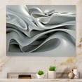 thumbnail image 1 of Designart "Endless Ripples in Grey" Modern Waves Metal Wall Art, 1 of 5