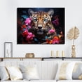 thumbnail image 1 of Designart "Enigmatic Romance Of The Jaguar" Animals Leopard Wall Art Prints, 1 of 7