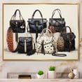 thumbnail image 1 of Designart "Envy-Worthy Minimalism in Designer Bags II" Fashion Floater Framed Canvas Art Print, 1 of 7