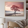 thumbnail image 1 of Designart "Ephemeral Glow Sky Photo" Landscapes Trees Floater Framed Canvas Wall Art, 1 of 7