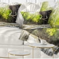 thumbnail image 1 of Designart Erawan Waterfall with Elephant - Photography Throw Pillow - 12x20, 1 of 5