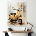 thumbnail image 1 of Designart "Escape On Two Wheels III" Scooter Canvas Prints, 1 of 7