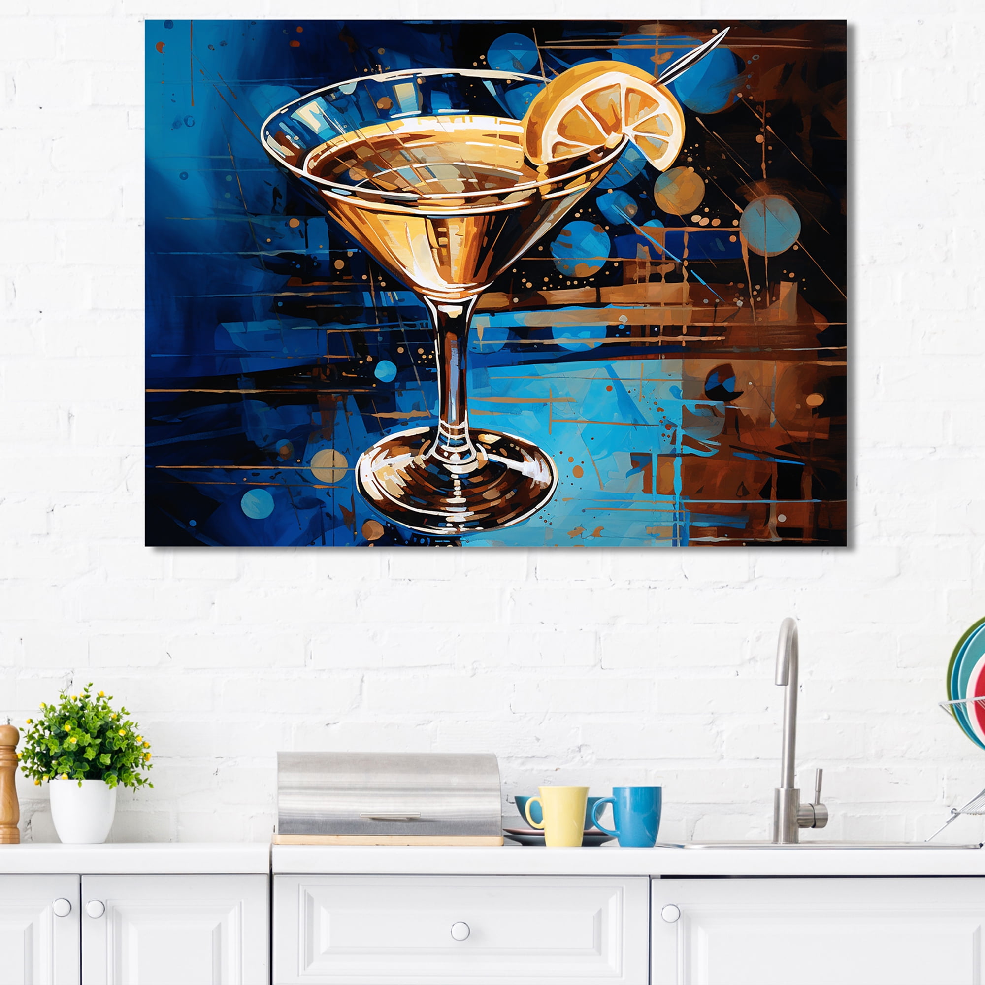 Photo inspiration: Gallery Detail: Designart Espresso Martini Bliss Ii Cocktails Wall Decor