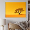 thumbnail image 1 of Designart "Essence Of African Trees II" Tree African Floater Framed Canvas Art Print, 1 of 5
