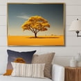 thumbnail image 1 of Designart "Essence Of African Trees" Tree African Floater Framed Canvas Prints, 1 of 5