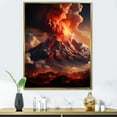 thumbnail image 1 of Designart "Essence Of The Volcanic Realm" Volcano Floater Framed Wall Art Prints, 1 of 5