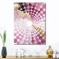 thumbnail image 1 of Designart "Essence of Pink and Gold Marble IV" Abstract Marble Oversized Wall Mirror - Modern Abstract Hallway Decorative Wall Mirrors - Multiple Color Options, 1 of 6