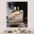 thumbnail image 1 of Designart "Essence of Perfume IV" Fashion Perfume Metal Wall Art, 1 of 5
