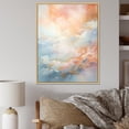 thumbnail image 1 of Designart "Ethereal Clouds Fluid Artistry VII" Clouds Floater Framed Canvas Wall Art, 1 of 5