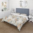 thumbnail image 1 of Designart "Ethereal Dream Weaver" White Boho Bedding Covert Set - Bohemian & Eclectic Bed Set With 2 Shams, 1 of 5