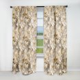 thumbnail image 1 of Designart "Ethereal Flourishing Rococo III" Floral Blackout Curtain Single Panel, 1 of 4