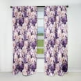 thumbnail image 1 of Designart "Ethereal Flourishing Rococo XXV" Floral Blackout Curtain Single Panel, 1 of 4