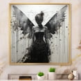 thumbnail image 1 of Designart "Ethereal Minimalist Magic" Fairies Floater Framed Canvas Art Print, 1 of 5