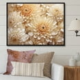 thumbnail image 1 of Designart "Ethereal Whiteness: Magical White Chrysanthemums I" Chrysanthemums Floater Framed Canvas Prints, 1 of 5