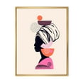 thumbnail image 1 of Designart 'Ethnic Portrait of African American Woman' Modern Framed Canvas Wall Art Print, 1 of 5