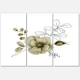thumbnail image 1 of Designart ' Eucalyptus Branches With Anemone Bouquet Flower II ' Traditional Canvas Wall Art Print, 1 of 3
