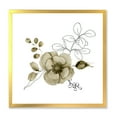 thumbnail image 1 of Designart 'Eucalyptus Branches With Anemone Bouquet Flower II' Traditional Framed Art Print, 1 of 4