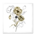 thumbnail image 1 of Designart 'Eucalyptus Branches With Anemone Bouquet Flower' Traditional Framed Art Print, 1 of 4