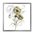 thumbnail image 1 of Designart 'Eucalyptus Branches With Anemone Bouquet Flower' Traditional Framed Art Print, 1 of 4