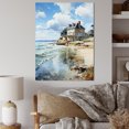 thumbnail image 1 of Designart "Eugene s Reverie Normandy Coast II" Nautical & Beach Canvas Wall Art, 1 of 5