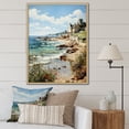 thumbnail image 1 of Designart "Eugene s Reverie Normandy Coast IV" Nautical & Beach Floater Framed Canvas Art Print, 1 of 7