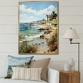 thumbnail image 1 of Designart "Eugene s Reverie Normandy Coast IV" Nautical & Beach Floater Framed Canvas Art Print, 1 of 7
