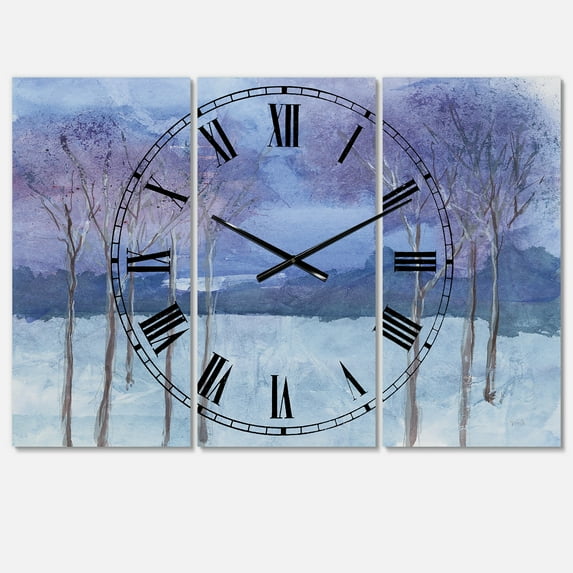 Designart 'Evening Serenade II' Traditional Wall Clock