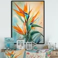 thumbnail image 1 of Designart "Exotic Bloom Profile I" Birds Of Paradise Floater Framed Canvas Prints, 1 of 5