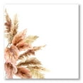 thumbnail image 1 of Designart ' Exotic Dry Pampas Grass On White Background ' Traditional Canvas Wall Art Print, 1 of 4