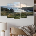 thumbnail image 1 of Designart "Expansive Coastal Views III" Coastal Metal Wall Decor Set, 1 of 5