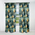 thumbnail image 1 of Designart "Exploratory Inner Harmony Meditation III" Floral Blackout Curtain Single Panel, 1 of 4