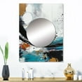 thumbnail image 1 of Designart "Exploring Boho Simplicity III" Abstract Mirror Wall Decor - Modern Grey Abstract Large Mirror For Wall Art Decor - 32" x 24" Inch, 1 of 5
