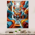 thumbnail image 1 of Designart "Exploring Optical Illusions in Op Art III" Abstract Canvas Wall Art, 1 of 5