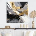 thumbnail image 1 of Designart "Exploring The Depths Of Pink Marble" Modern Geometric Wall Art Living Room, 1 of 5