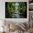 thumbnail image 1 of Designart "Exploring Uganda s Impenetrable Jungle in Bwindi I" Landscapes Wall Art Living Room, 1 of 5